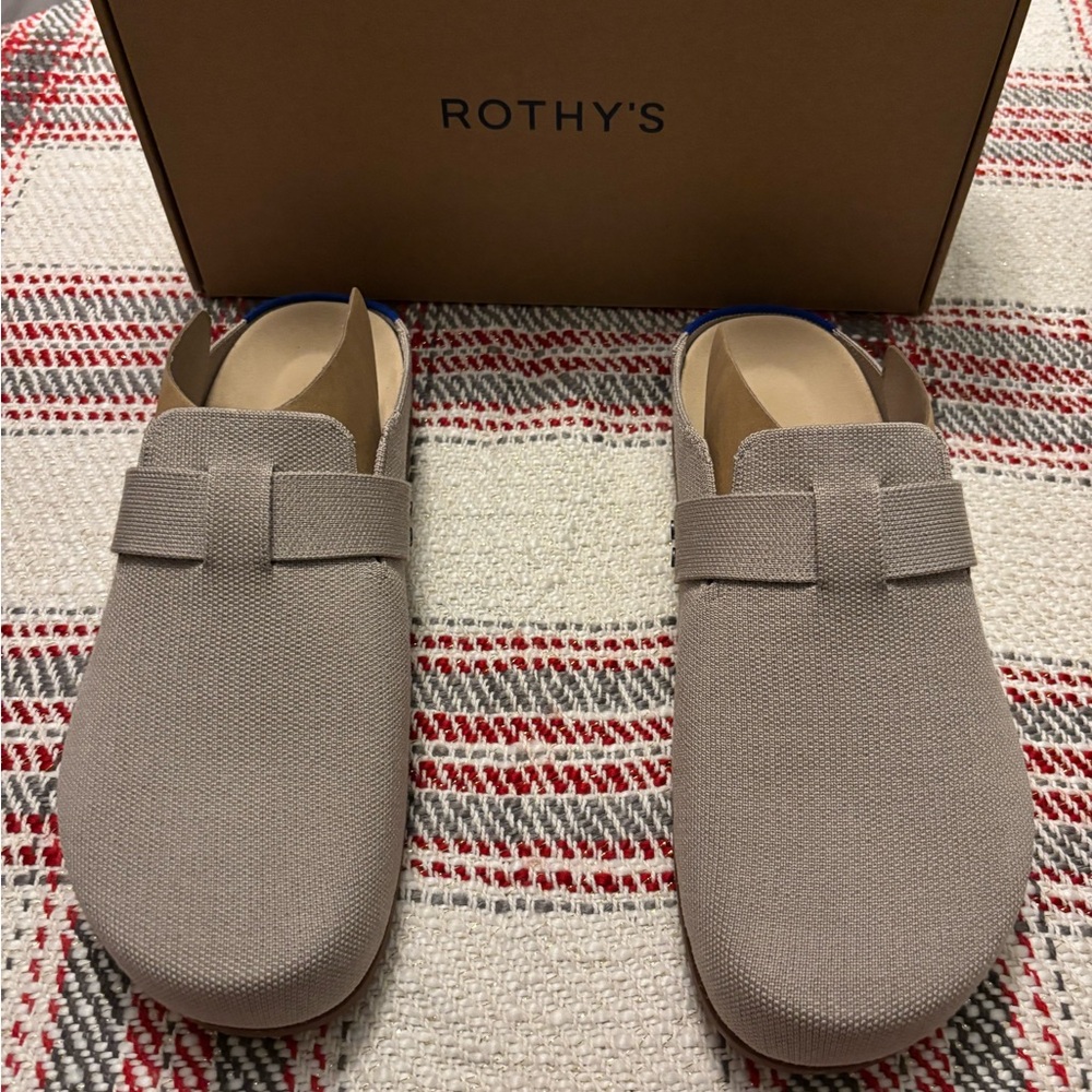 Rothy's Men's Loafers in Light Gray
